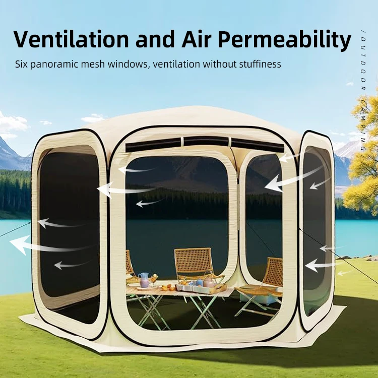 Collapsible  Custom Tent Canopy Party Tents Outdoor Camping Luxury Outdoor Tent For Party Or Wedding