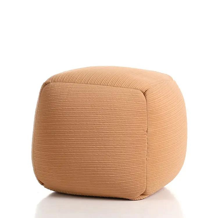 2021 hot selling short plush fine crystal pile pillow square detachable washable pillow foam particle cube pillow