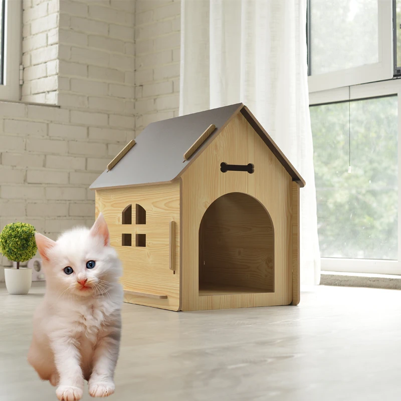 M size Safety Pet Dog Indoor House Crate Cave Room For Small Medium Animals