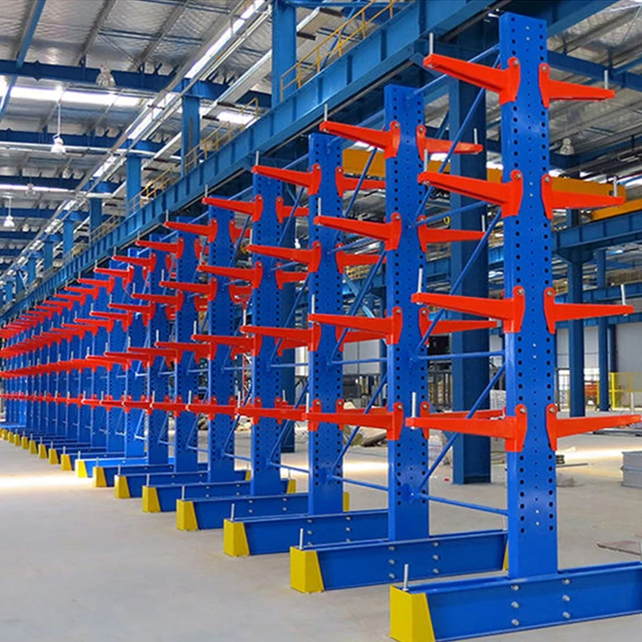 Industrial Warehouse Services Storage Steel Cantilever Shelves Storage Cantilever Shelves