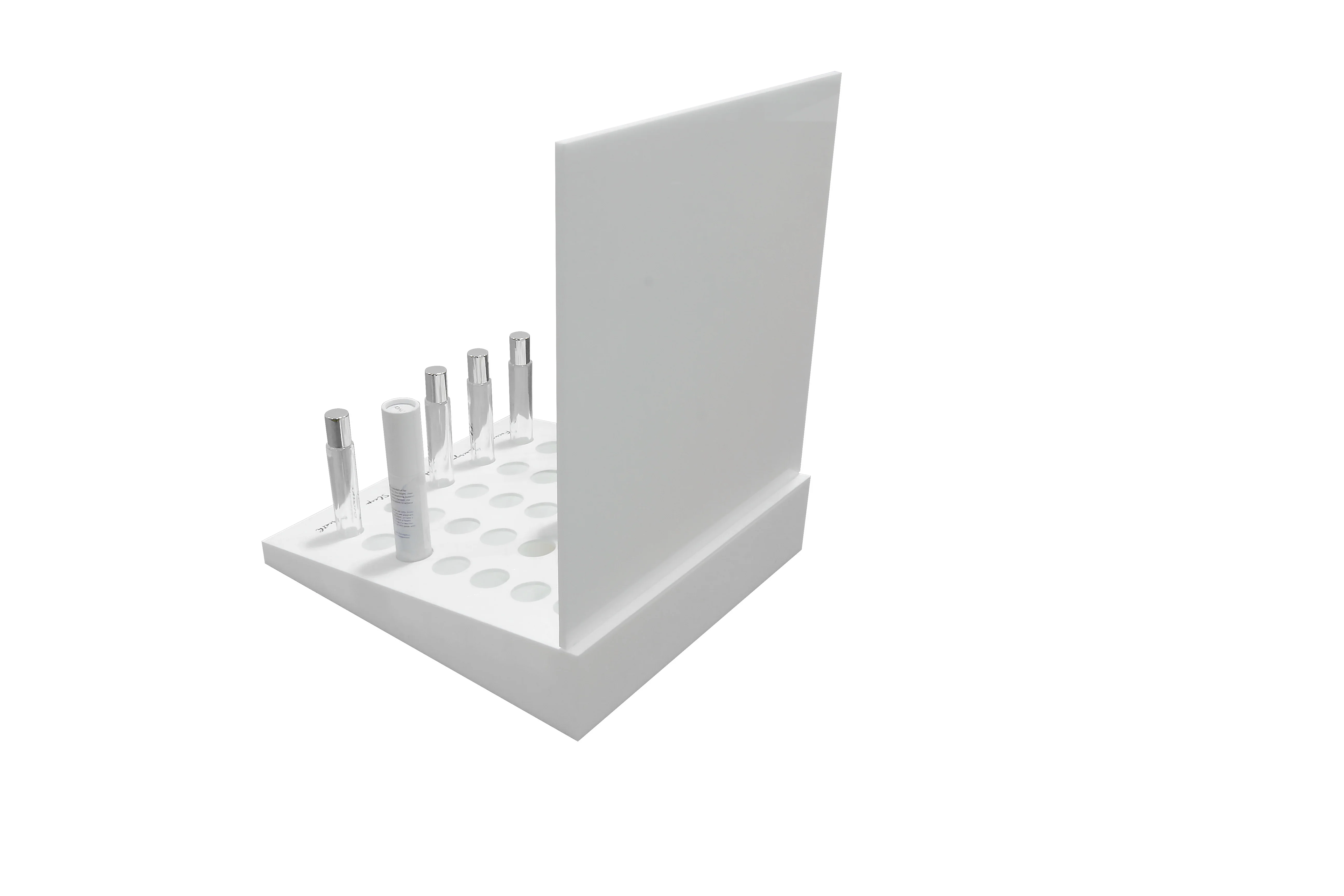 Customized Essential Oils Cologne Bottle Display Stand Perfume Organizer rack