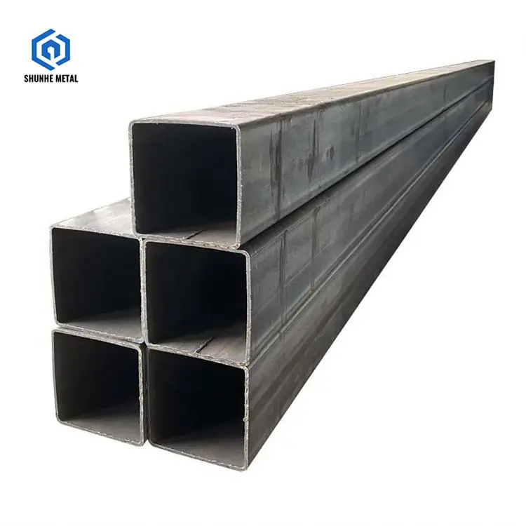 ss400 ms welding 100x100 25/1.5 hollow black iron square 12mm steel pipe