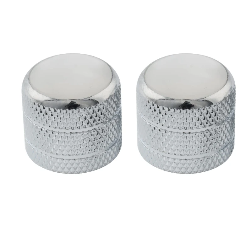 Custom Standard Steel Dome Knobs Mother of Pearl USA for Electric Guitar Bass