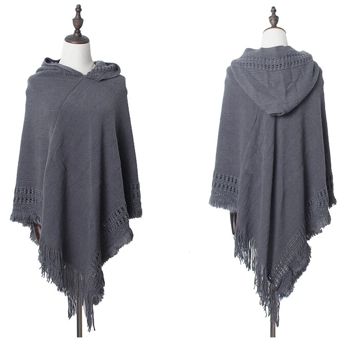 Cashmere Shawl Cashmere Poncho Cape Shawl High Quality Knitted Multi Colors Acrylic Ladies Women Adult Winter Fashion 5-7days