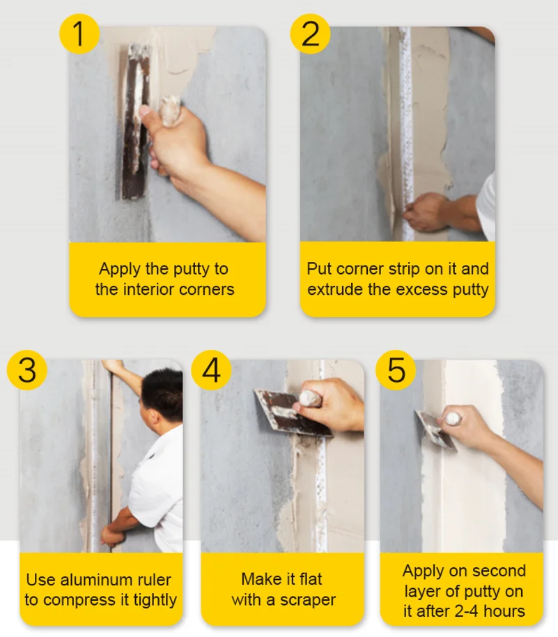 Qualified New PVC  Better Performance High Strength Plastic Corner Bead for Wall Edge