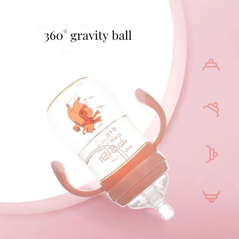 Customized Logo Wholesale Safety BPA Free Food Grade Drop Resistance High Temperature Disinfection PPSU Baby Feeding Bottle Set