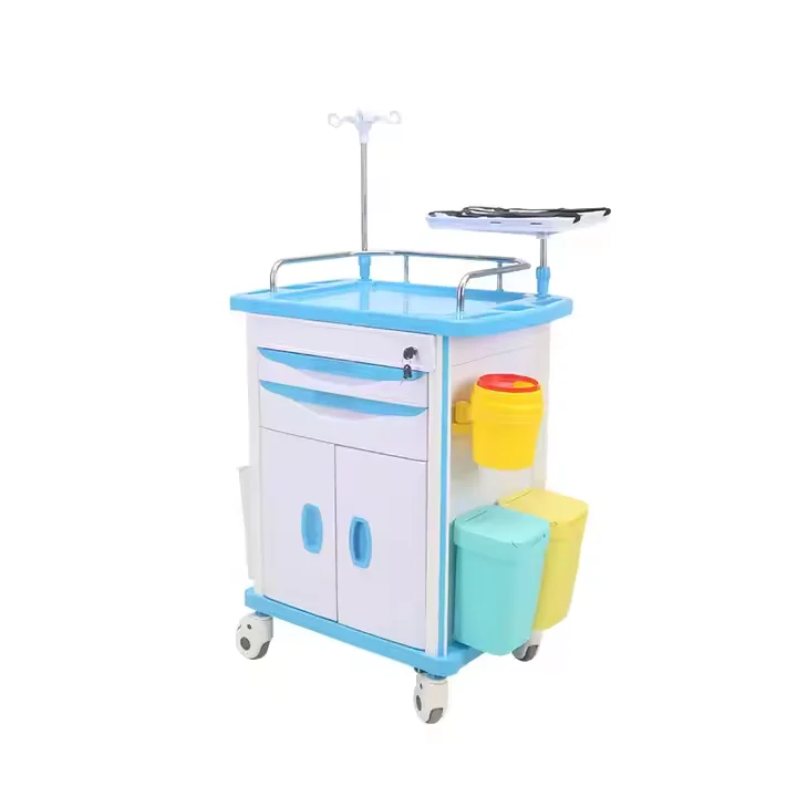 ORP-ET75001E Anesthesia Trolley with Safety Locks and Hygienic Design for Hospital Use