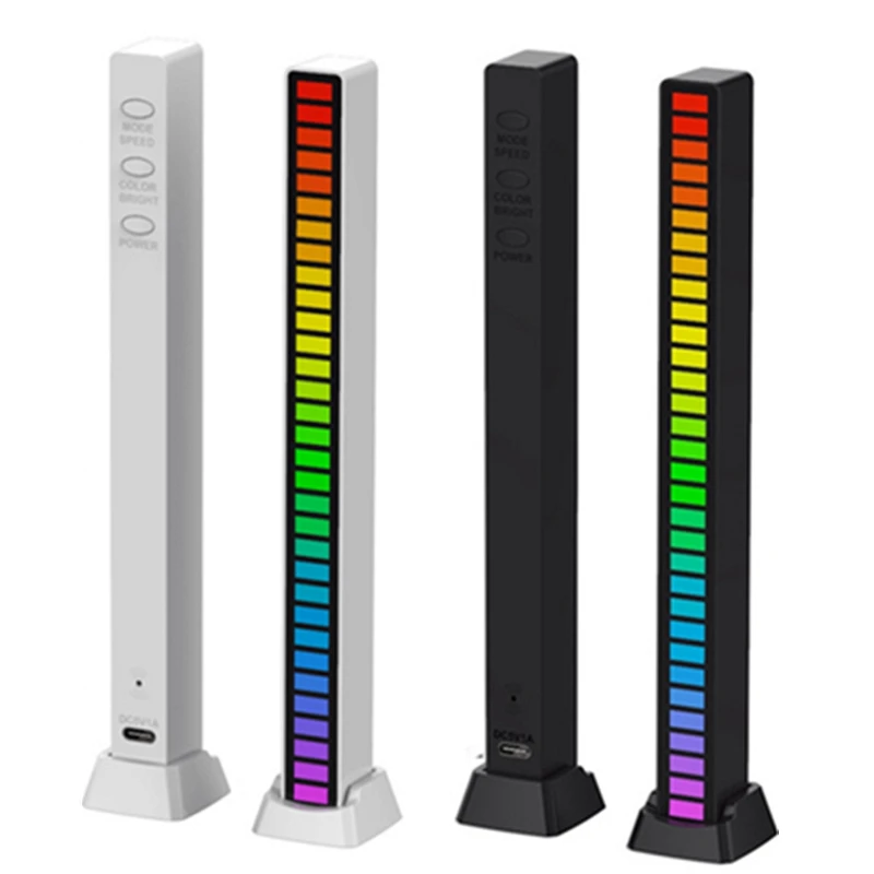2024 с управлением приложением Светодиодная лента RGB Звуковое управление музыкальное освещение ритм окружающая 3D Звуковая лампа для автомобиля семейной