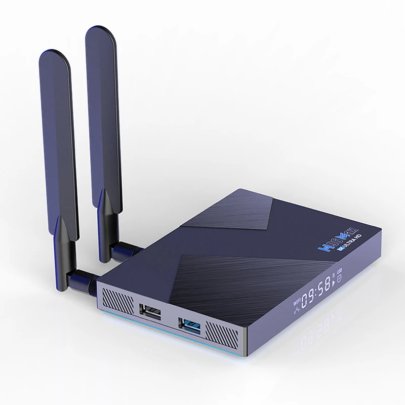 H96 MAX V58 Android 12.0 TV Box 8K Resolution RK3588 Chip WiFi 6 Same Screen 1000M Ethernet LAN External Antenna Streaming Box