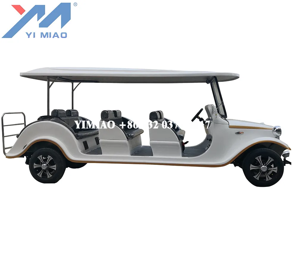 YIMIAO Electric Retro Vintage Classic Car New 8 Seats Model T Vintage Style Electric Classic Car