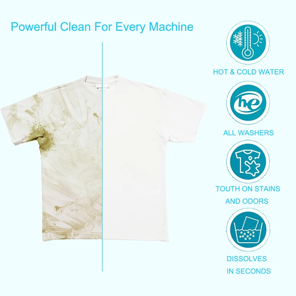 Manufacturer Oem Odm Eco friendly Tablets Detergent Paper Drying Laundry Detergent Sheets Eco Friendly Detergent Sheets