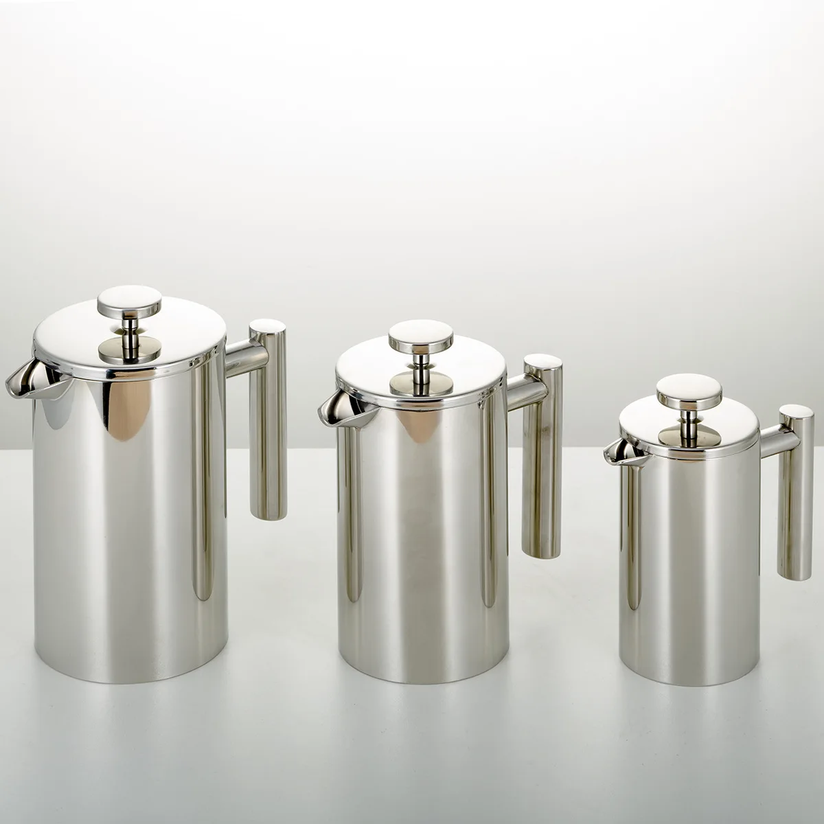 
Amazon Hot Selling 304 Stainless Steel French Press Coffee Maker 