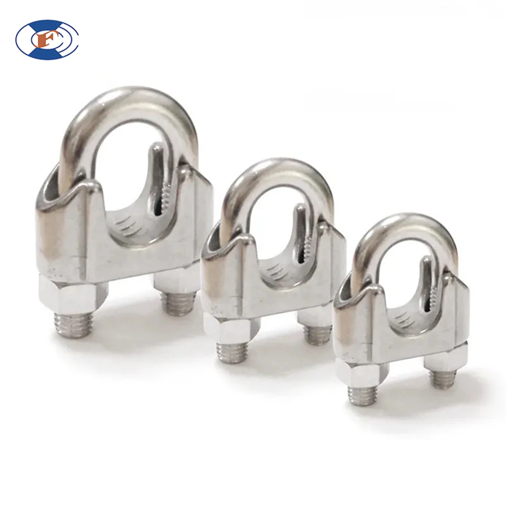HF us type u bolt drop forged wire rope clip drop forged wire rope clip wire rope clamp