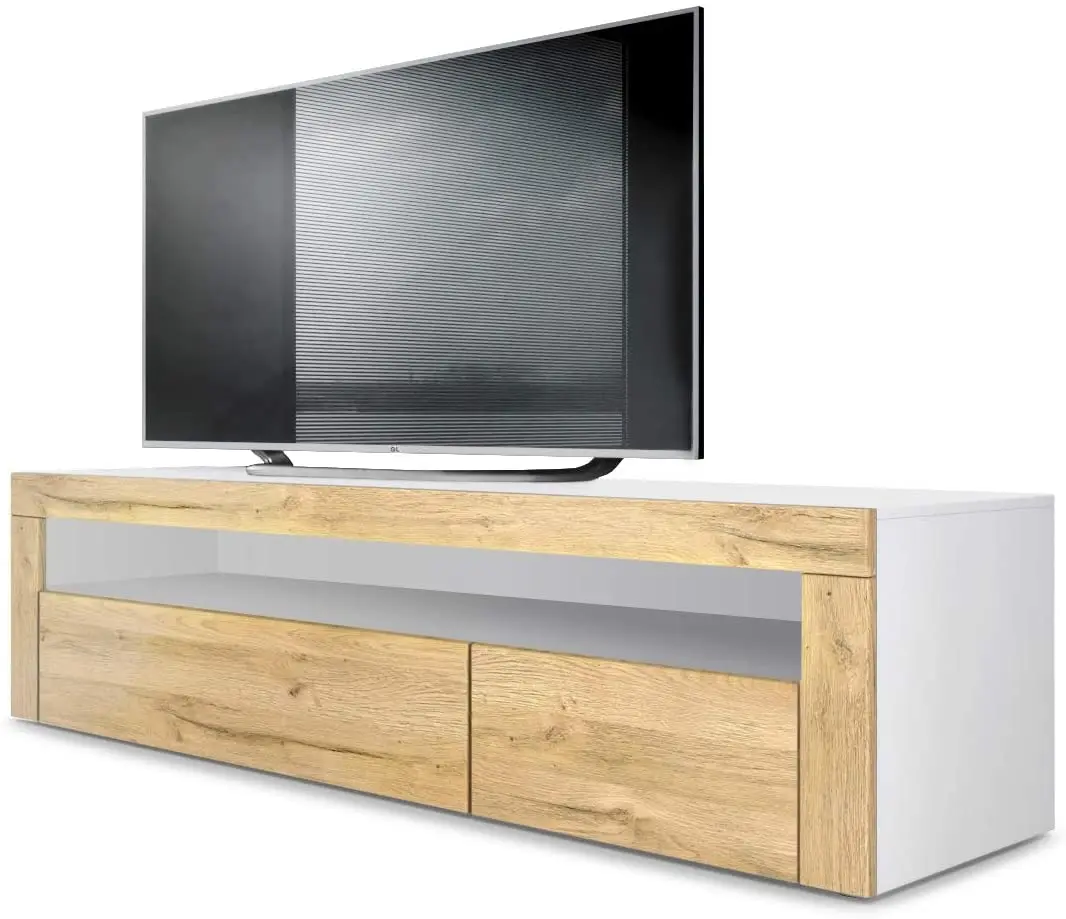 high glossy led light colorful TV Stand  Living Convertible  mail box Packing Room Modern TV cabinet