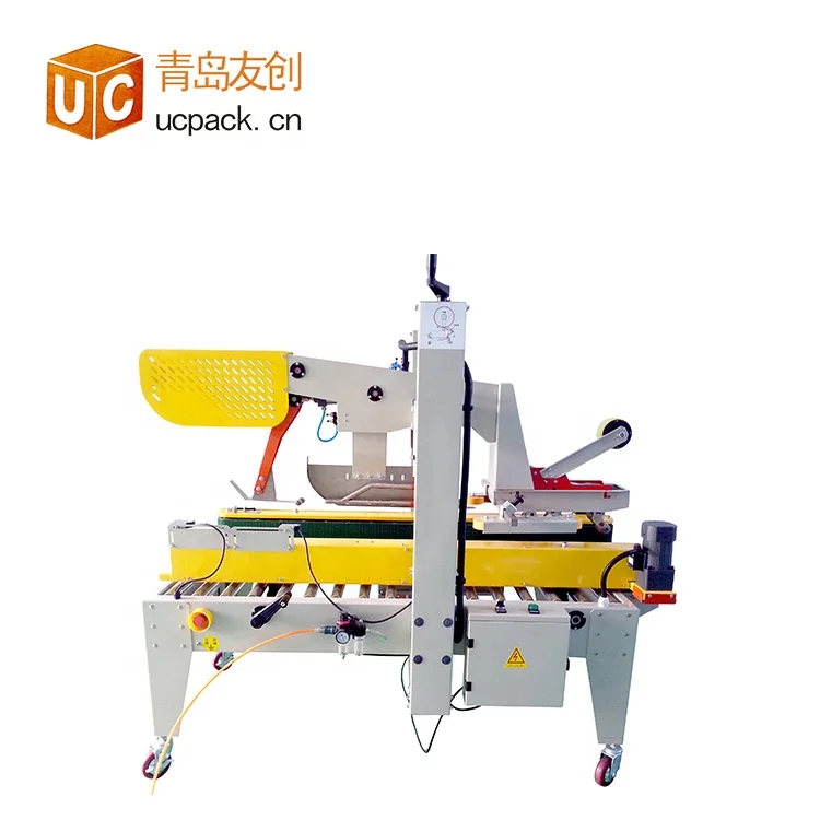 Полу-автоматическая клейкая лента, картонная коробка, складная упаковочная машина
