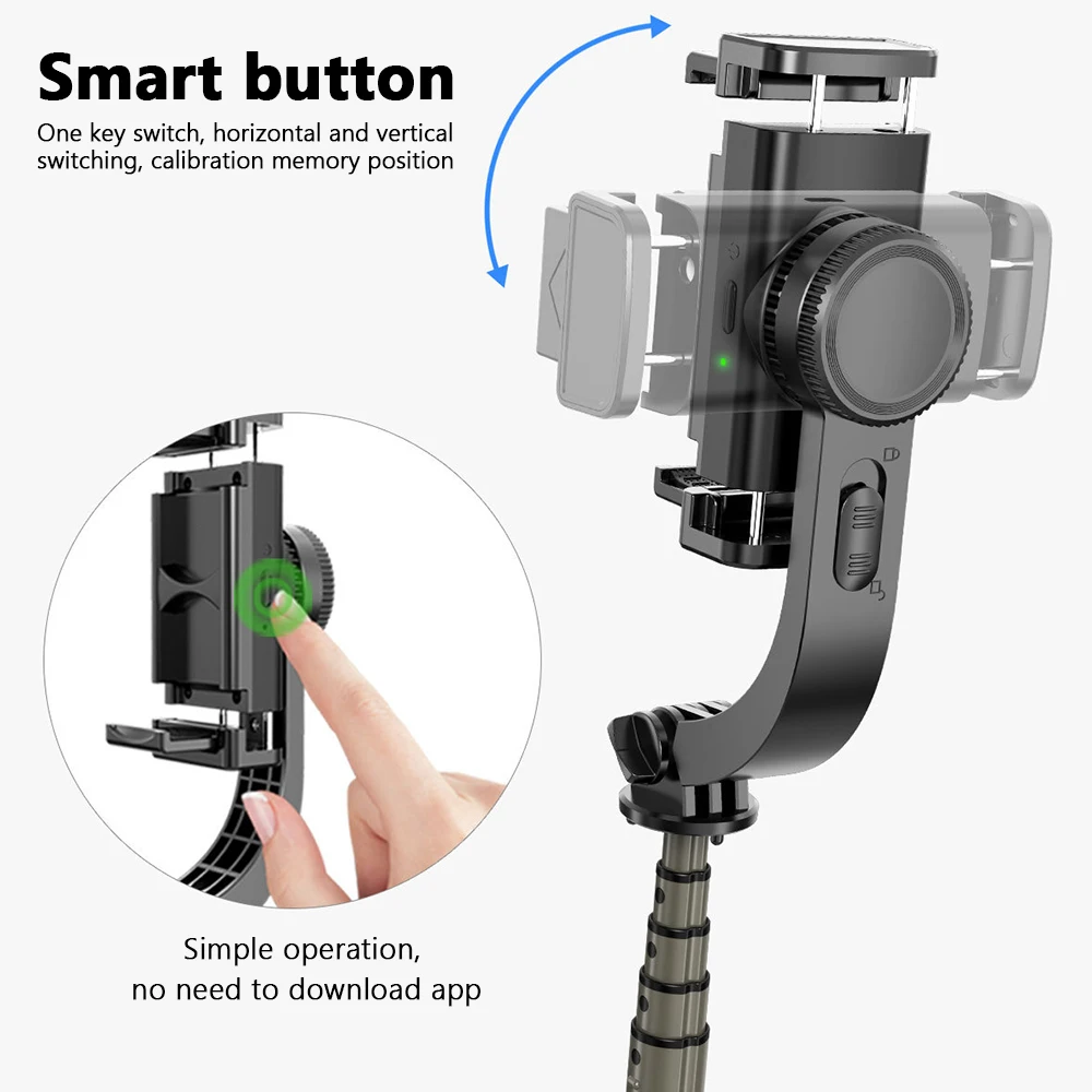  Travor экшн-камеры Go Pro для мобильного телефона камеры мобильный ручной монопод селфи смартфона подставкой 3-осевой карманный карданный стабилизатор