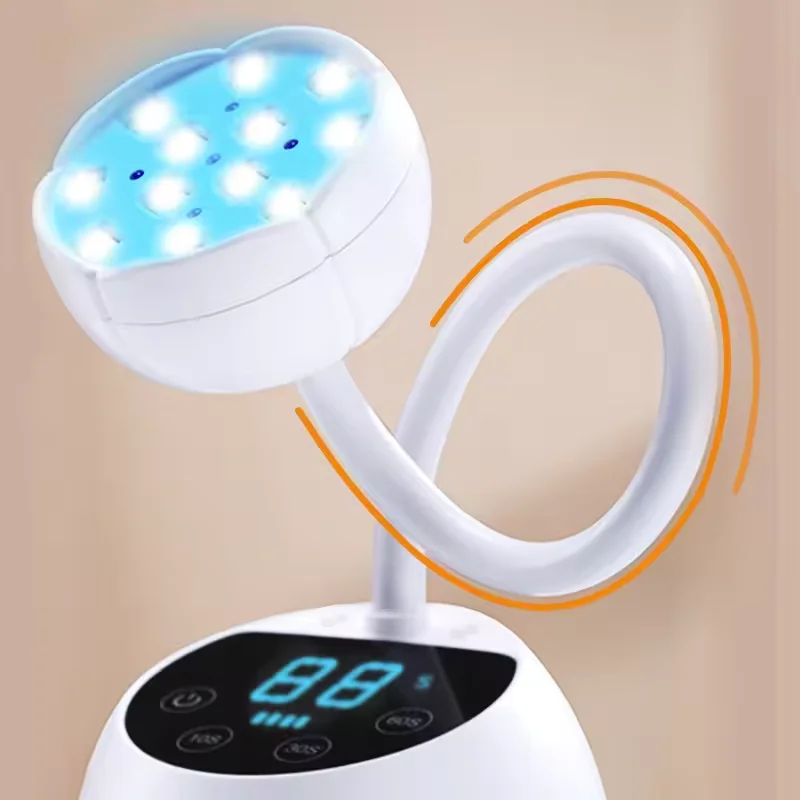 Infrared Sensor M2 Portable Rechargeable Cordless Soft Gel Tips Curing Lamp Flexible Smart Touch UV LED Nail Lamp