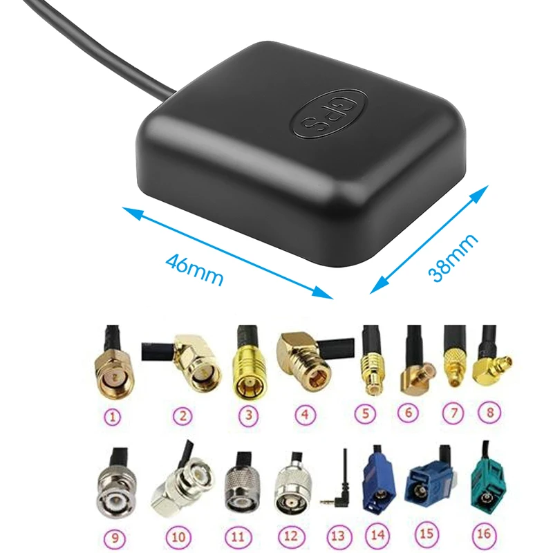  Прямая продажа с фабрики Gw51 Gps антенна 1574-1610 МГц Sma- S/t-м