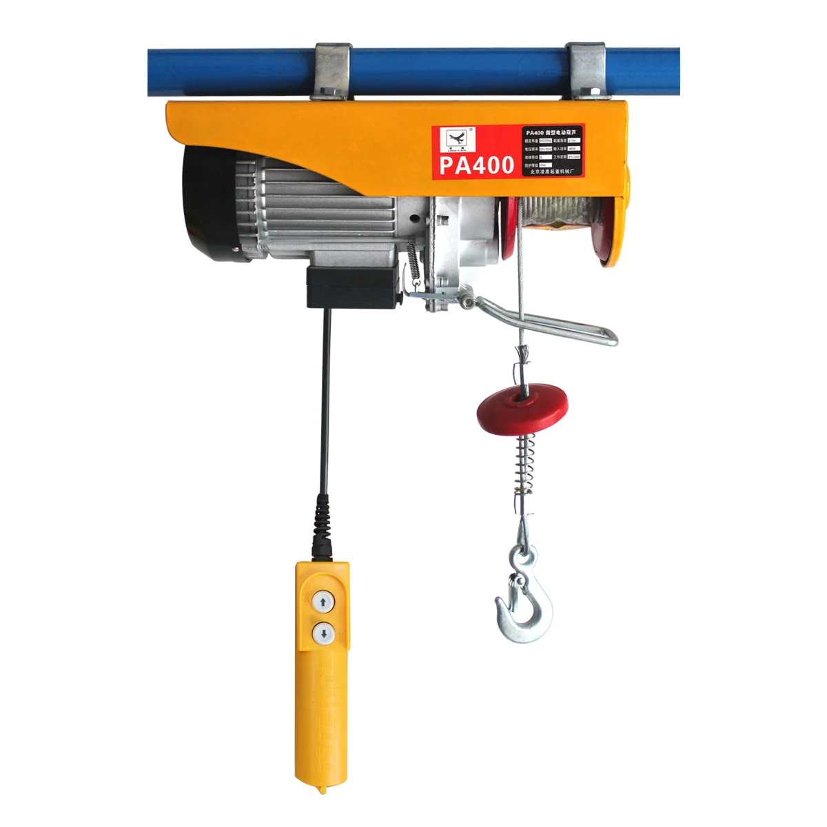 220V PA Mini Electric Wire Rope Hoist/Lifting Cable Pulley Winch 100kg-1000kg