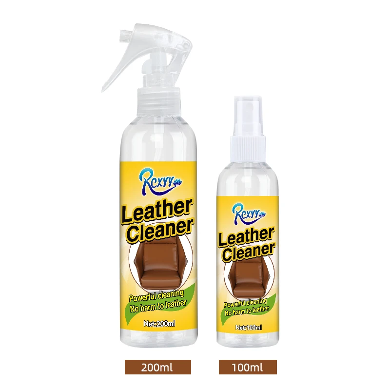 Factory Hot Selling Leather Care High Quality 100ml Portable Liquid Leather Cleaner Spray For  Leather Cleaning
