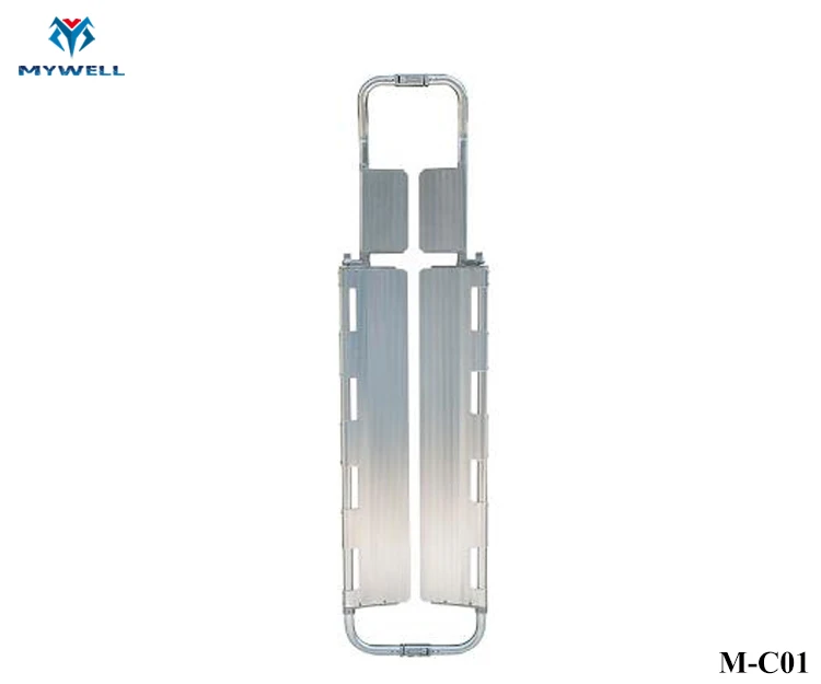 M-C01 Ambulance automatic loading patient transfer quality aluminum folding scoop Stretcher