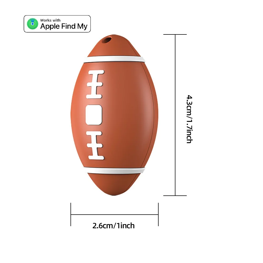 MFi Certified iOS Anti-Lost GPS Tracker Rugby Find My Item Smart Key Finder Locator Mini GPS Tag Kids Luggage Pets No Distance