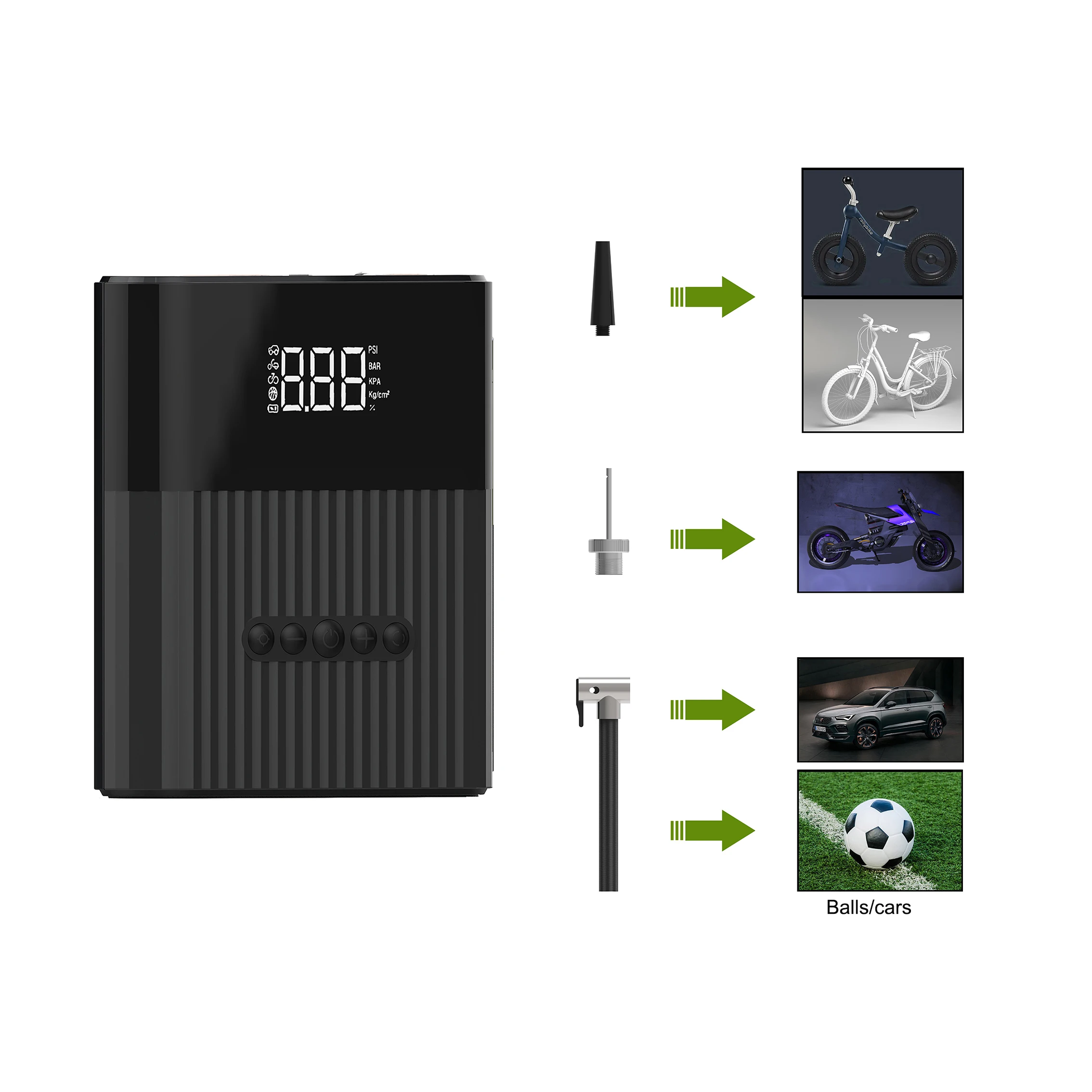 Car Electrical Air Pump Mini Portable Wireless Air Compressor Pump D8L