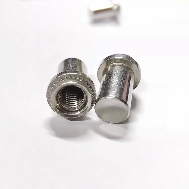 Hot Sale Threaded Self Clinching Rivet Nut Stainless Steel With Step Waterproof Studs