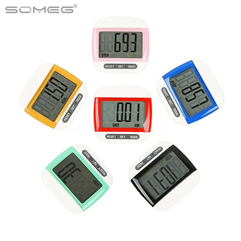 Mini Portable Step Counter Run Walking Digital LCD Pedometer Step Counter Distance Calorie Counter