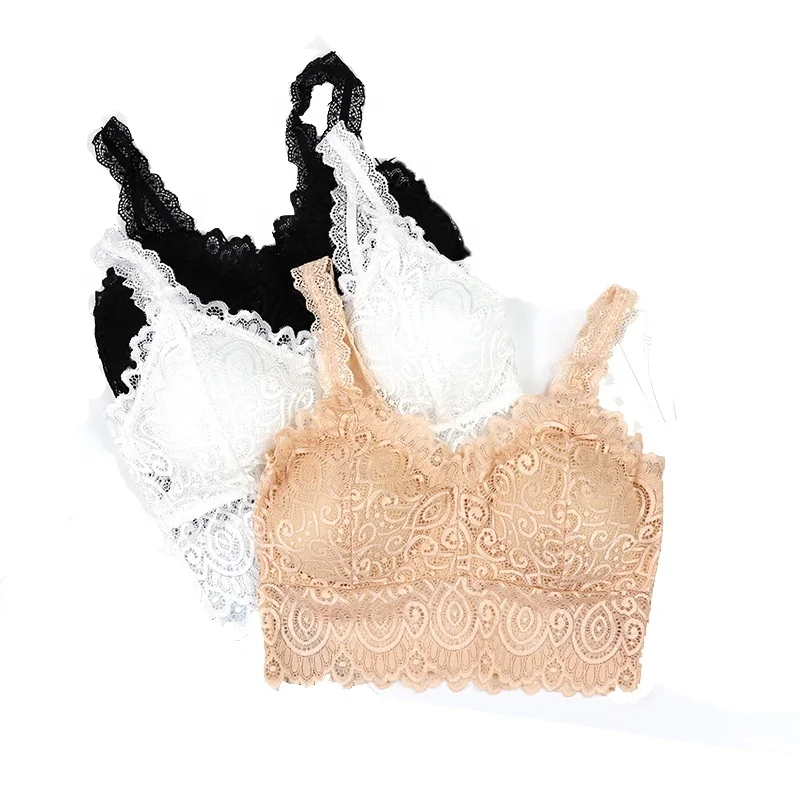 High Quality Hot Girl Seamless Top Bra Fashion Sexy Comfortable Seamless Lace Bra