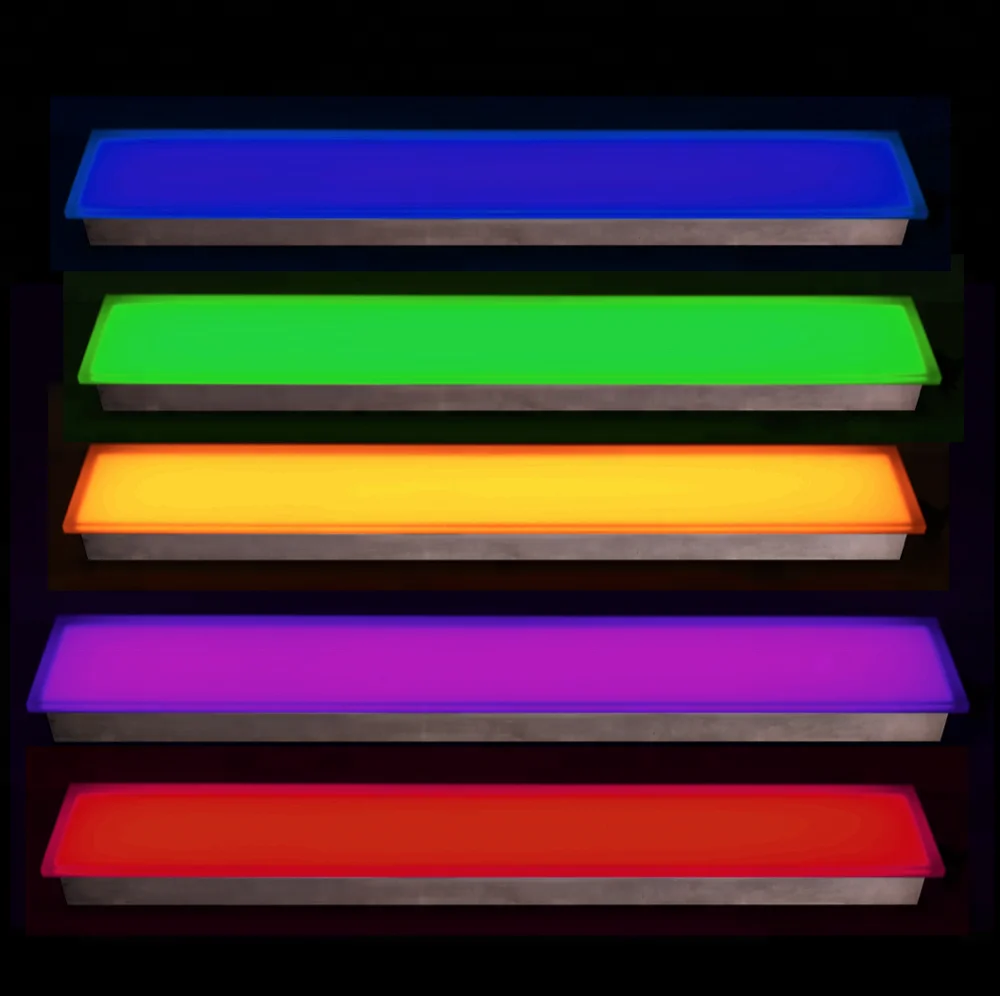  Топ продаж RGB IP67 Светодиодный кирпич корпус из нержавеющей стали меняющий цвет светодиодный брусчатый камень