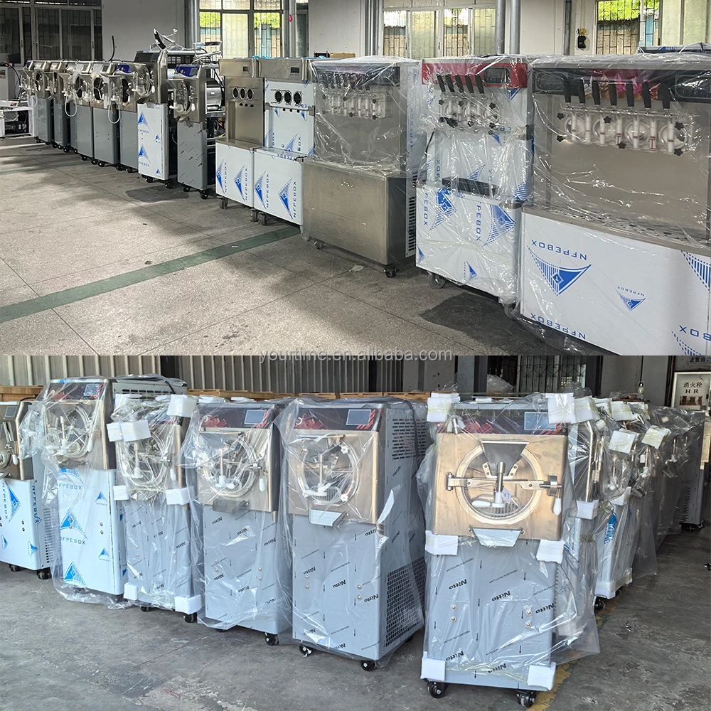 Yourtime Gelato ice Cream Freezer instant freezer ice cream freezing machine fridge freezer machine