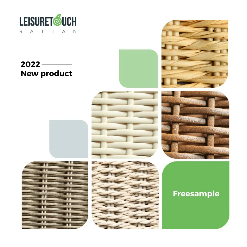 LTR Prefab House Cheap Garden Outdoor Dining Furniture Poly Synthetic Rattan Weaving Material Artificial Plastic Rattan Roll