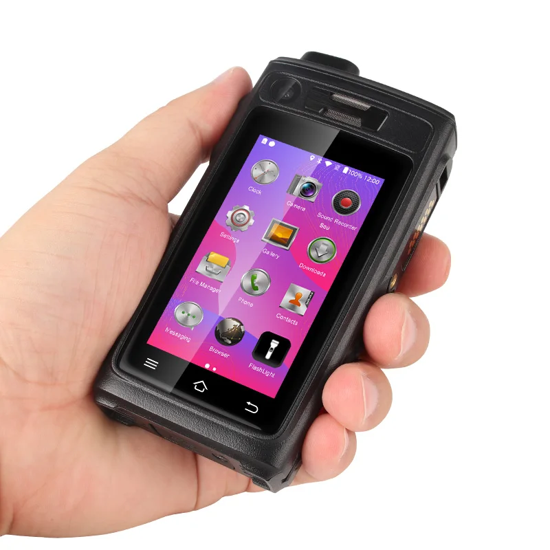  UNIWA A19S IP68 водонепроницаемый большой диапазон POC Zello PTT рация 4G LTE Android