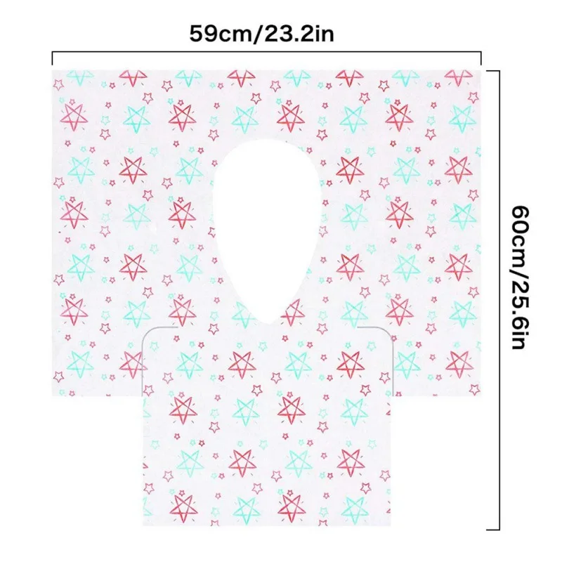 
High quality toilet seat cover custom cartoon print non-woven paper fancy child kids disposable toilet seat cover 