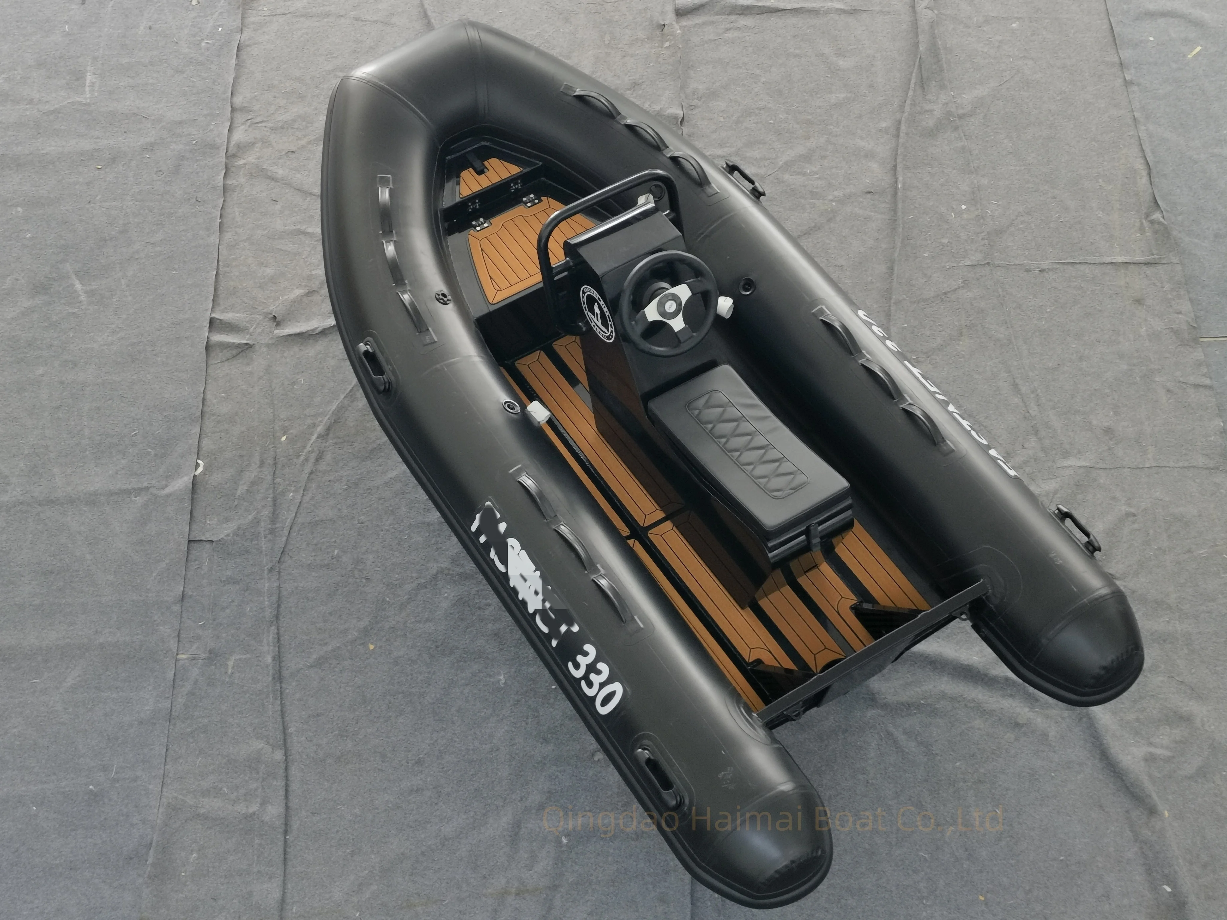 Best Selling CE 4 capacity high speed rib 330cm deep-v aluminum rigid hull inflatable rib boat for sale