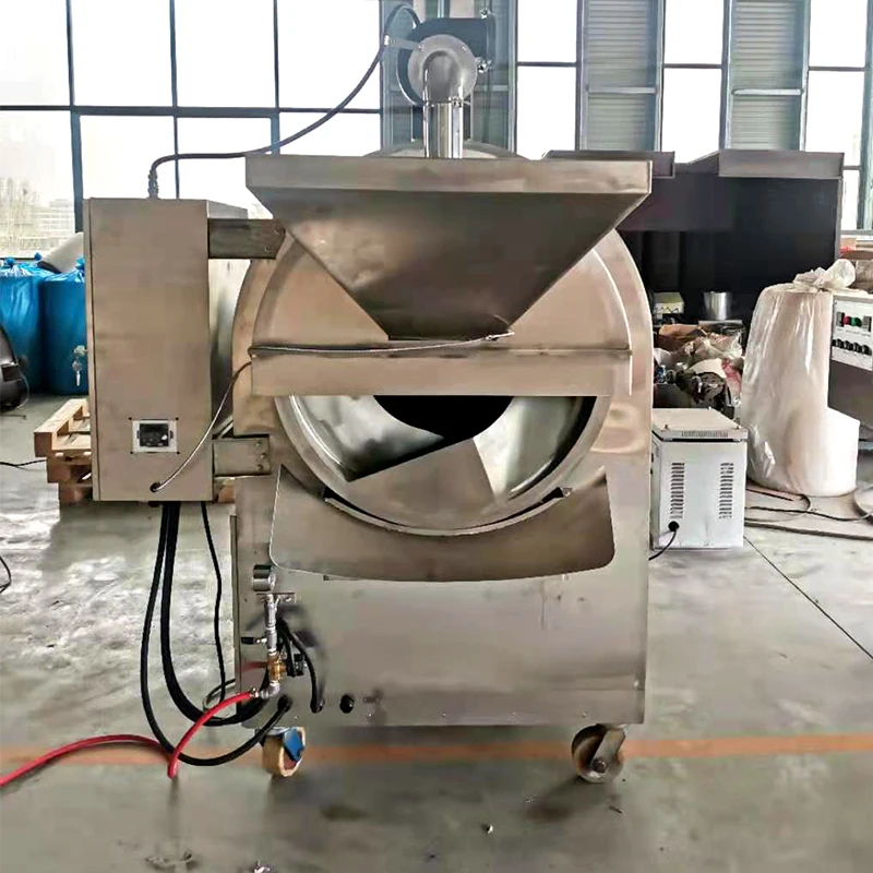 Industrial Peanut Roasting Machine 200kg Nut Roaster for Bakery Use