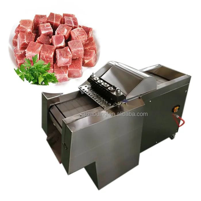 Автоматическая машина для резки мяса буйвола, кубической резки, цена