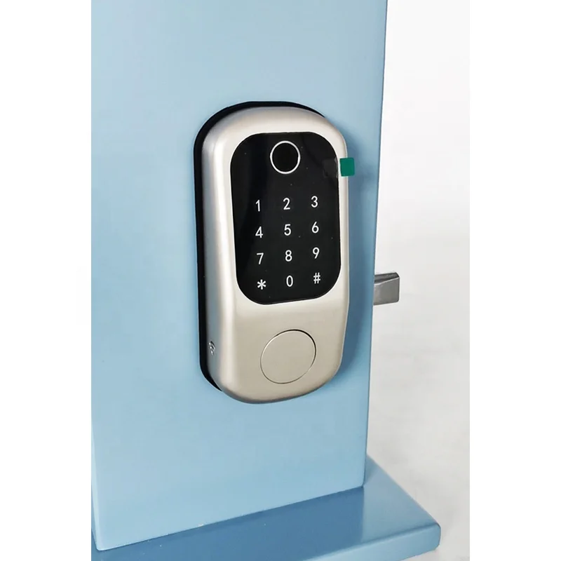 tuya smart door lock wifi home alexa security WiFi biometric fingerprint electronic door lock with doorbell