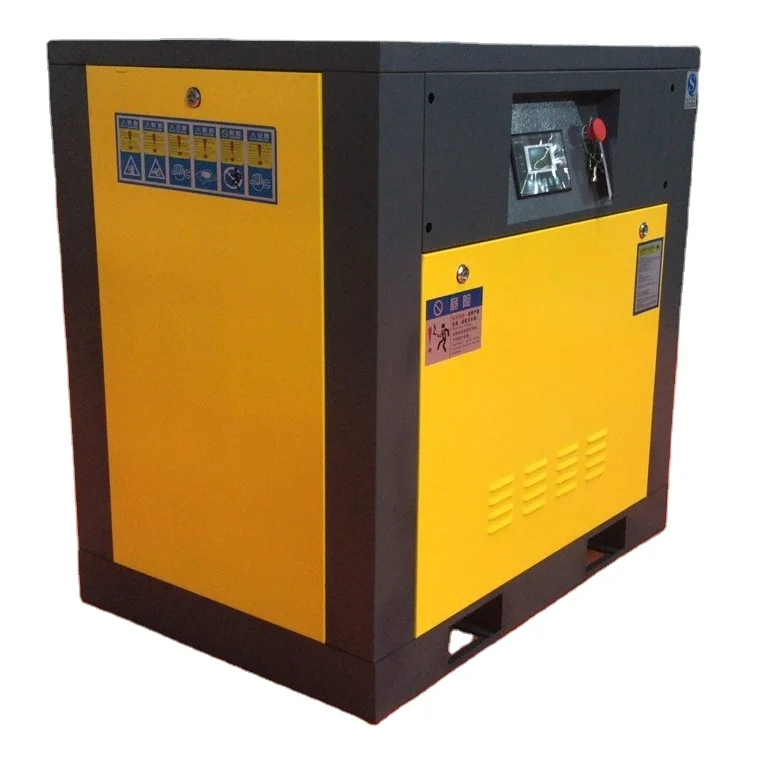 Горячая Распродажа 11KW компрессор 15hp винтовой воздушный компрессор воздушное охлаждение роторные промышленные компрессоры