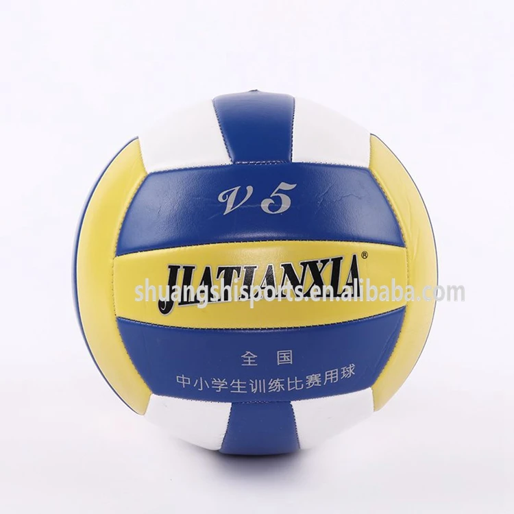 Free Sample OEM Official Size 5 Customized Beach PVC PU Leather Laminated Volleyball Match Volleyball Training