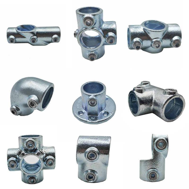 handrail malleable iron key clamp pipe fittings allen structural key clamp railing connector railing pipe fittings