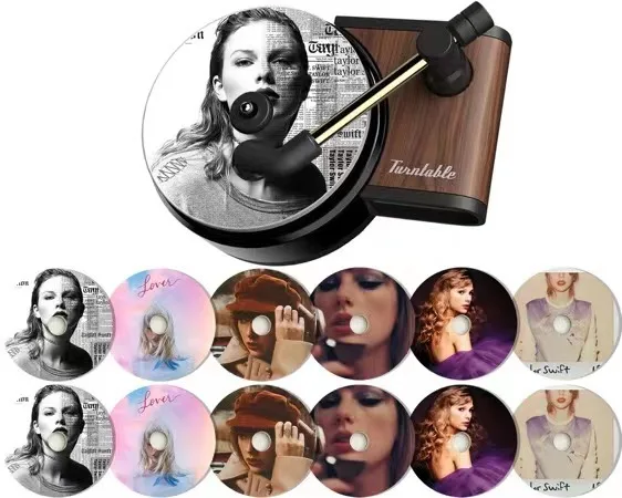 Hot Selling Product 2024 Car Freshener Air Durable Car Air Freshener Cover record Player Ventilation Clip