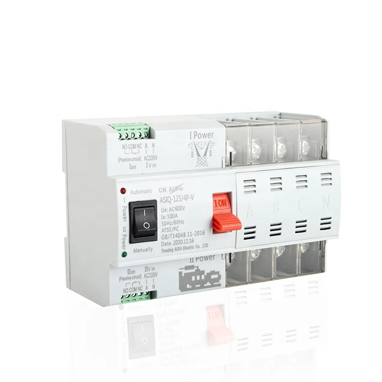 Millisecond Level Switching Time ATS 4P Dual Power Automatic Transfer Switch
