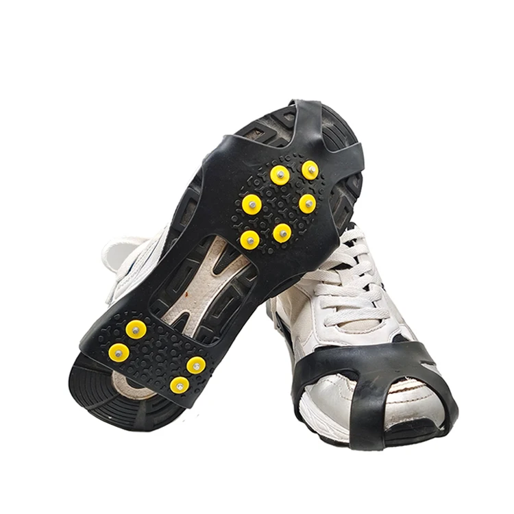 Скобы для льда, походные ботинки и обувь, противоскользящие Натяжные шипы для ходьбы, захваты и захваты для снега и льда