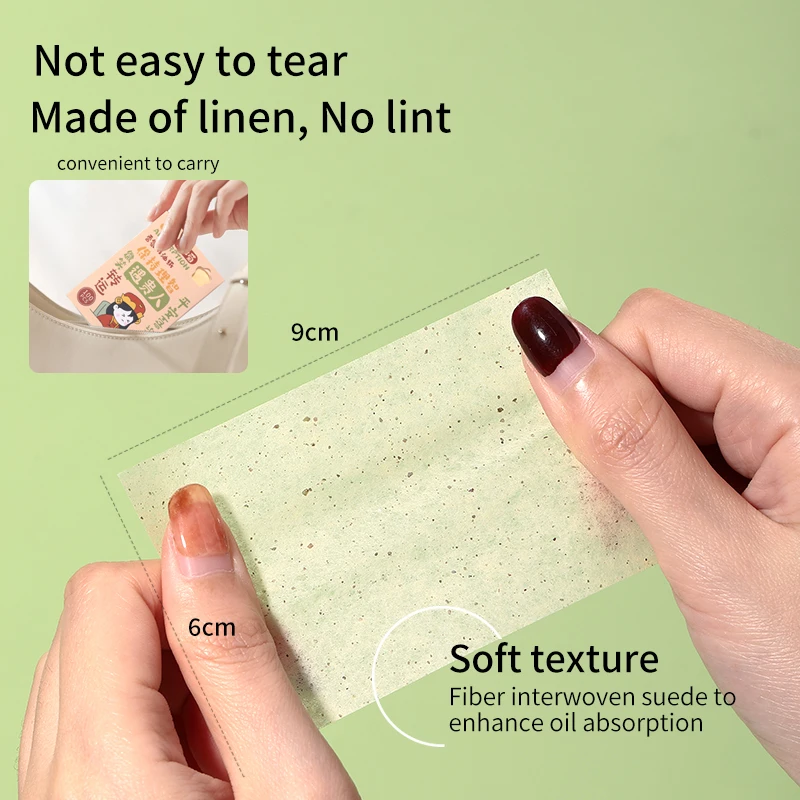 LMLTOP 100pcs Perfumed Oil Control Paper SY026 1-4 Remover  Facial Oil Absorbing Sheets Colorful Makeup Blotting Paper