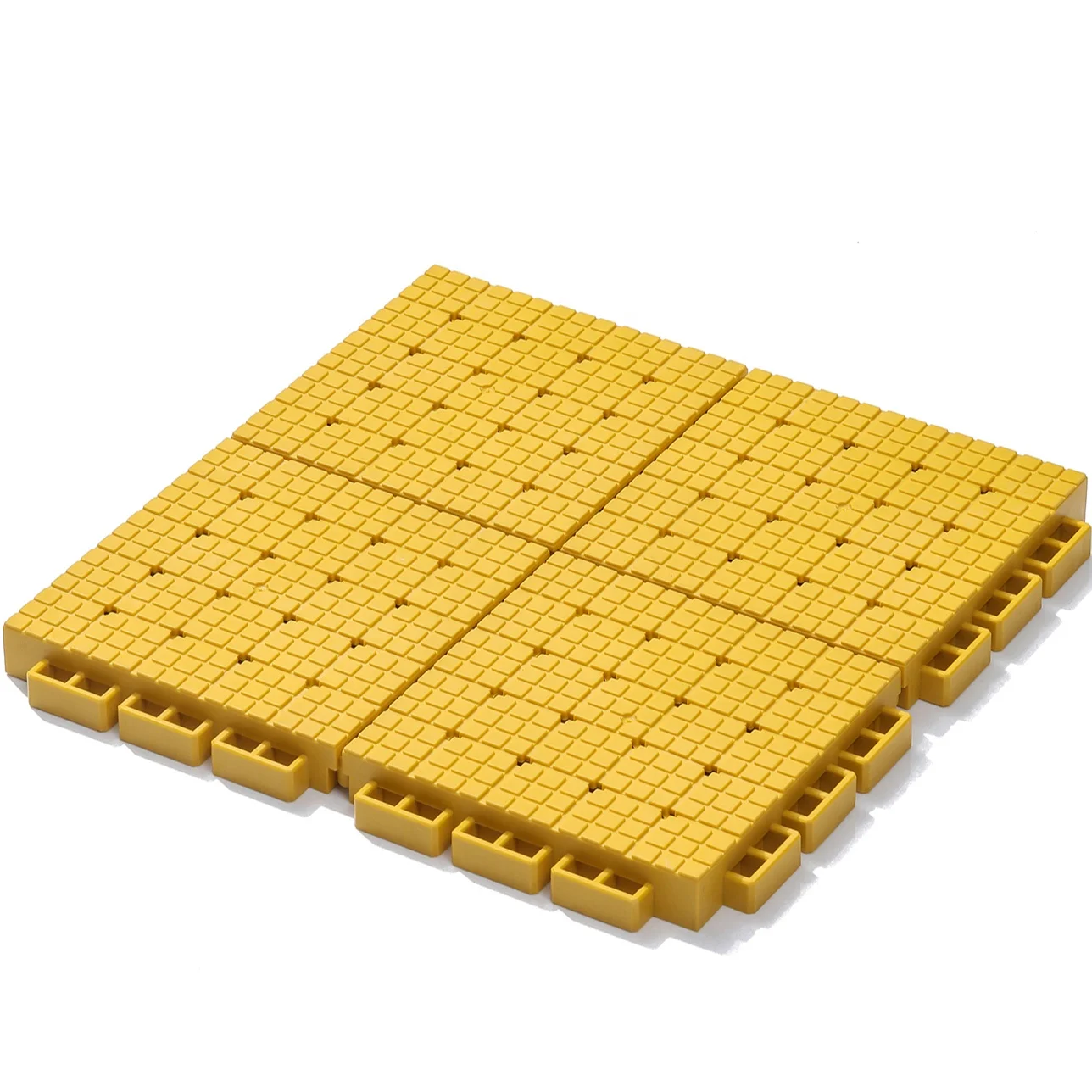 Easy installation rubber flooring for gym badminton court mat outdoor plastic tiles interlock outdoor flooring