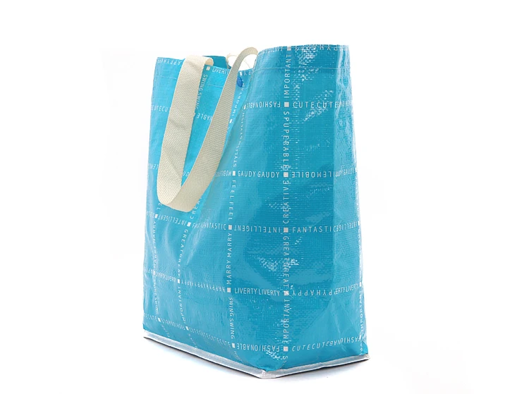 HOT Sale Eco-friendly recycled PP woven bag Custom logo printing PP woven bag with lamination