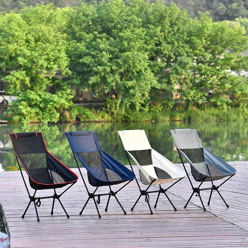 Wholesale New Products Outdoor Ultralight Portable Folding Moon Chair For Beach Hiking Picnic