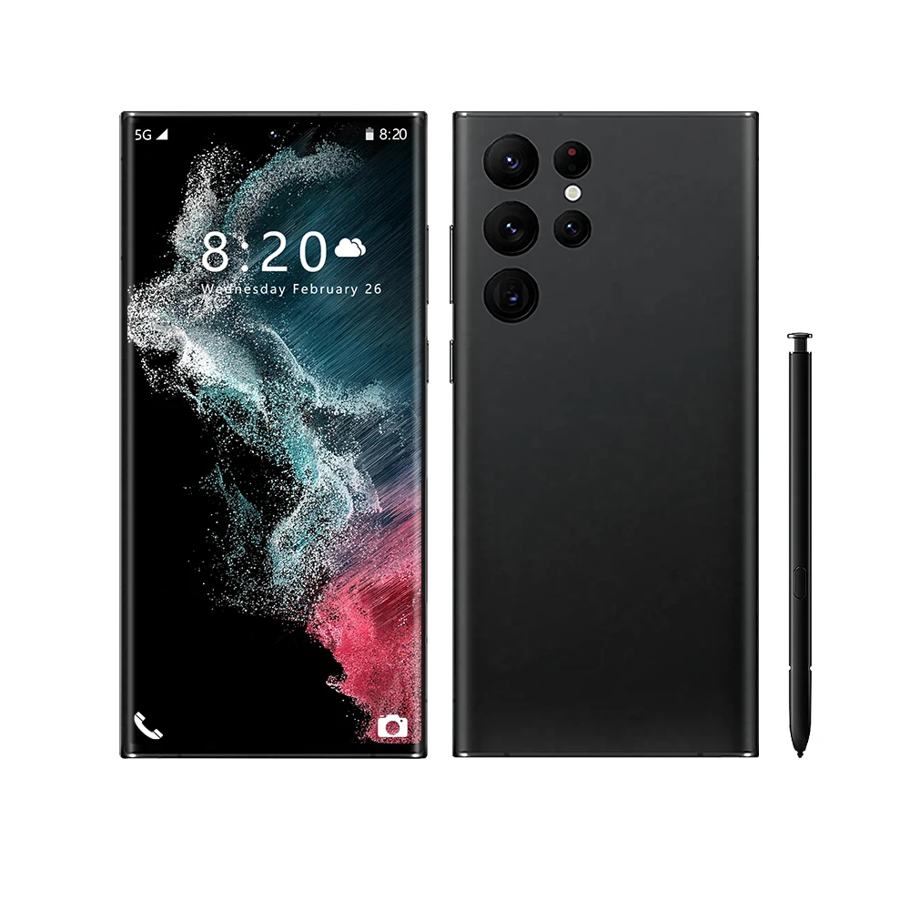 2022 Global Version Original S22 Ultra 16GB+512GB Android 7.2Inch Smartphones 5G Unlocked Cellphones Dual SIM Card Mobile Phones